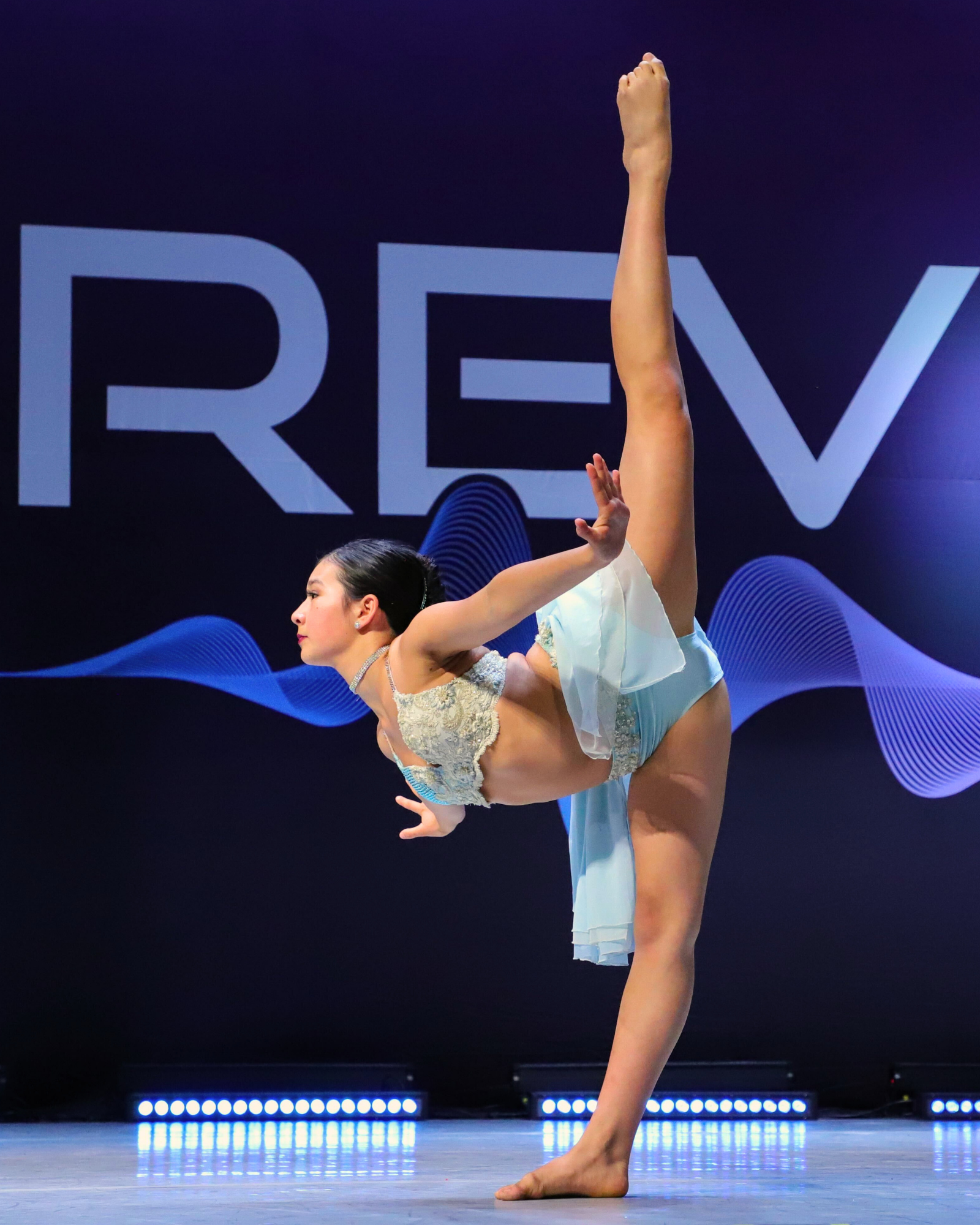 Dancer Performing at Reverb Competition