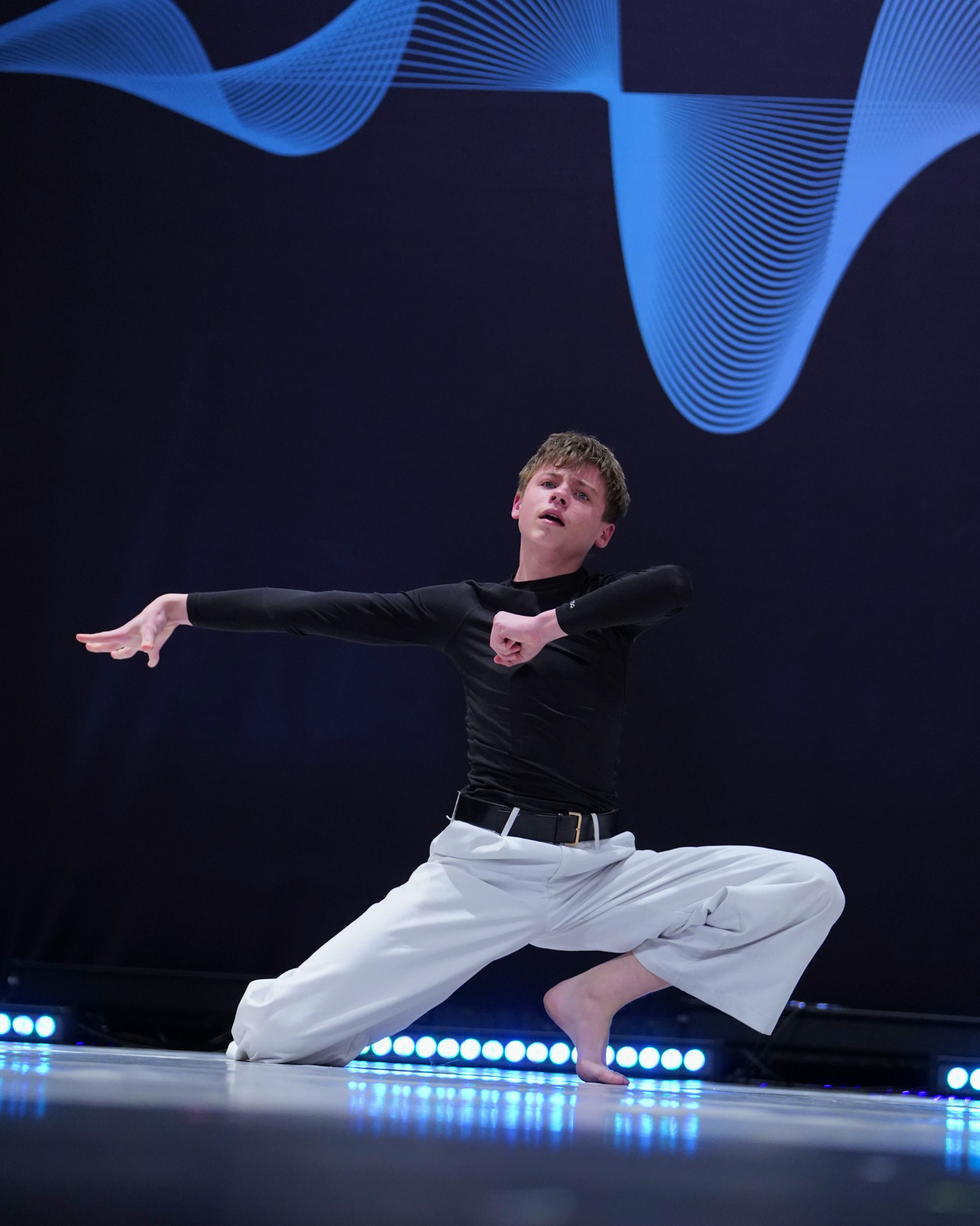 Dancer Performing at Reverb Competition