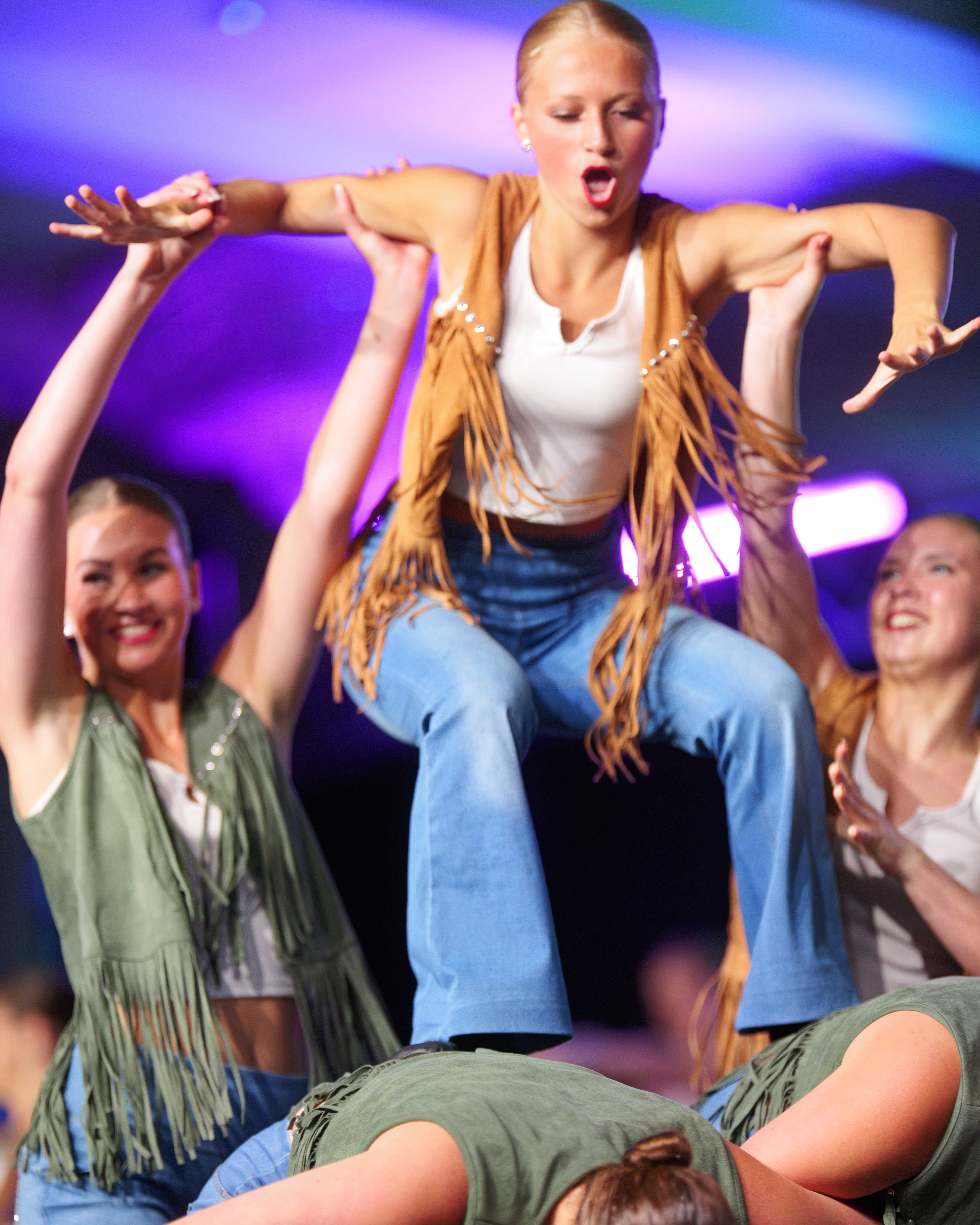 Dancer Performing at Reverb Competition